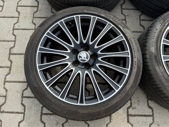 4x al kola 5x112 18 + pneu letní 225/45 R18 - 2