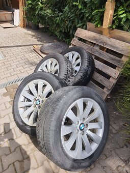 Prodám alu kola se zimními pneu r18 na bmw.. - 2