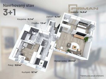 Prodej krásného bytu jen krok od přírody. - 2