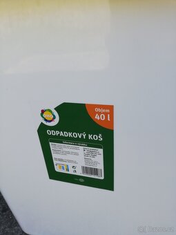 Plastový koš na odpadky 40 l - 2