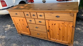 Ikea komoda masiv - Markor Leksvik Hemnes antik - 2