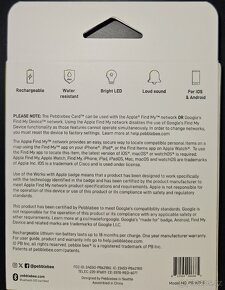 Pebblebee karta, tag sledovací zařízení - 2