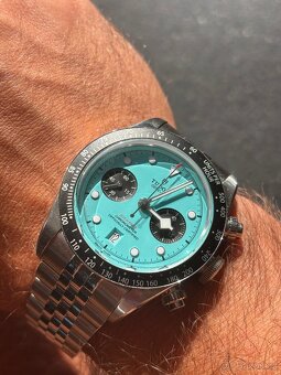 Hodinky Tudor Black Bay Chrono Flamingo Blue - 2