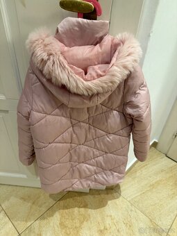 Bunda dívčí zimní 140 - 2