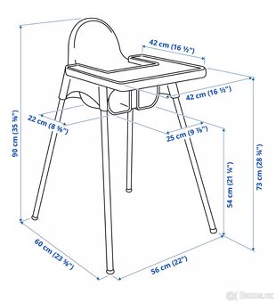 Dětská jídelní židlička - 2