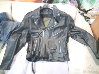 Kožená bunda křivák - 2