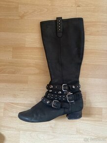 Kožené kozačky zn. Marc vel. 41 - 2