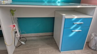 Psací stůl se skříňkou - 2