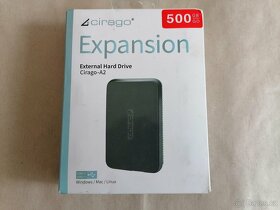 Cirago Expansion 500 GB externí disk - 2