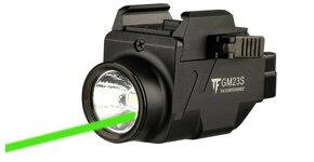 Podvěsná pistolová svítilna se zeleným laserem - 2