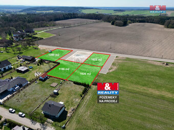 Prodej pozemku k bydlení, 1399 m², Hřibiny-Ledská - 2