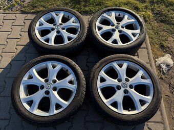 4x al kola 5x114.3 17 + pneu letní 205/50 R17 - 2