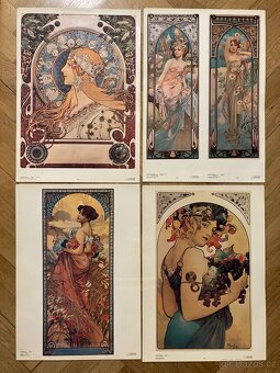 Plakáty - tisky Alfons Mucha 12 ks - 2