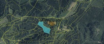 Prodej les, CP 11 626 m2, Hovězí, okres Vsetín - 2