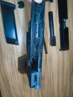Glock 17 ASG, ABS + kov (na diely) - 2