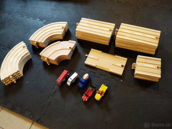 Dřevěná Vláčkodráha silnice - 2