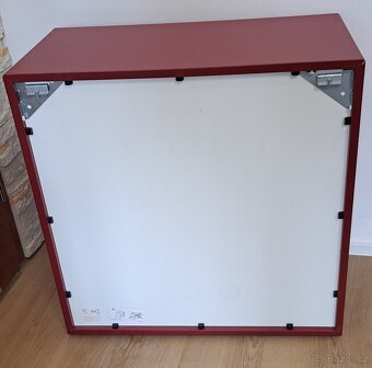 EKET Skříňka se 4 přihrádkami, červená, 70x35x70 cm - 2