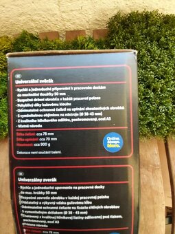 Univerzální svěrák, pohyblivý díky kulovému kloubu nový - 2