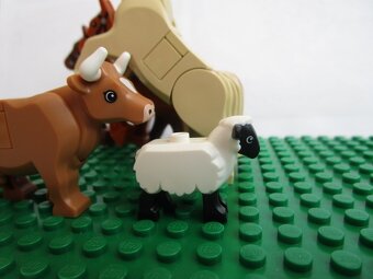 Lego zvířátka kůň, ovce, kráva pro City i Castle - 2