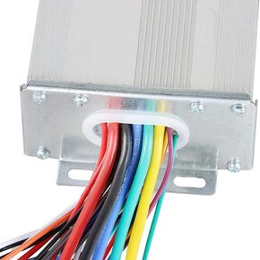 48V-72V 2000W řídící jednotka BLDC 12, konektory popsané - 2