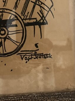 Obraz, Vojtěch Sedláček, originál grafika - 2