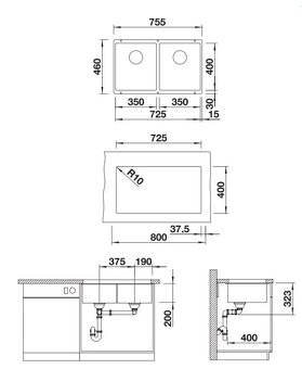 Dřez Blanco granitový - nový (523576) - 2