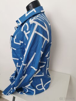 Dámská modro-bílá košile/halenka - M-M/L - 2