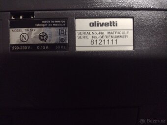 PSACÍ STROJ OLIVETTI ET  PERSONAL 510 ll - 2