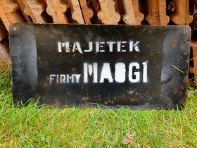 Maggi Stará  Smaltovaná Cedule , 50 x 25 cm. - 2