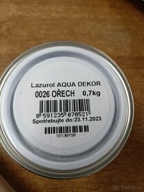Lazurol Aqua dekor ořech 0,7kg - 2