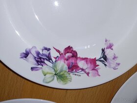 Kvalitní porcelánové hluboké talíře Ambition Garden 4ks - 2