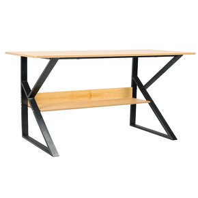 2x psací stůl s kovovou konstrukcí - 2