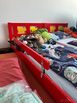 Dvě dětské postele se zábranou IKEA Kritter - 2