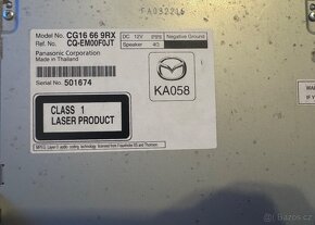Mazda5 cw radio - 2