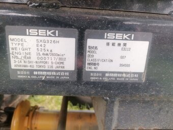Profesionální travní traktor ISEKI SXG326H – 15,4 kW, Diesel - 2