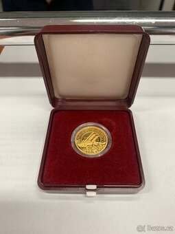 Zlatá mince 2500 Kč, Observatoř Klementinum, 2006 PROOF - 2