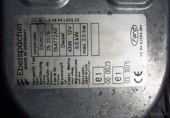 Nezávislé topení D5W-SC Eberspacher 5000W Ford Transit - 2