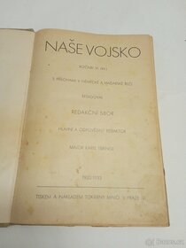 Naše vojsko 1932-33,vojenské,vazba,zajímavé - 2