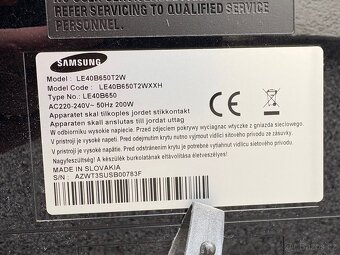 Samsung TV LE40B650T2W - 2
