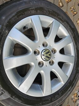 ALU letní kola 5x112 VW R15 Touran Caddy Golf ET50 MISANO - 2