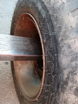 12,5/80-18 MITAS KOMPLETNÍ OBUTÁ KOLA NA VLEKY 8T,9T - 2