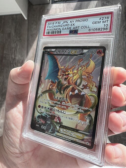 Pokémon PSA 10 - Charizard EX Japonský - XY Promo Game Art C - 2