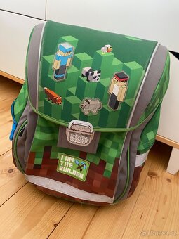 Školní aktovka Oxybag PREMIUM Light Playworld II MINECRAFT - 2