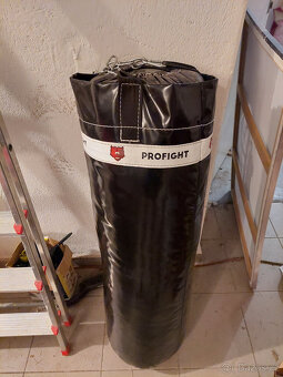 Závěsný boxovací pytel Profight (100 x 30 cm, 34 kg) - 2