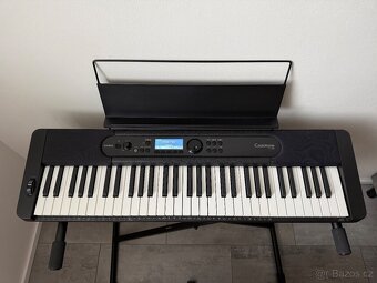 Klávesy CASIO CT-S400 + stolička a stojan - 2