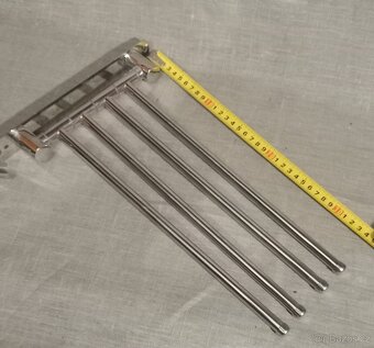 věšák na ručníky chrom 4 ramena SUS 304 - 2