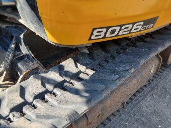 JCB 8026 - stroj z provozu, nové pásy - 2
