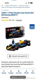 Lego 77243 Formule1 RedBull - 2