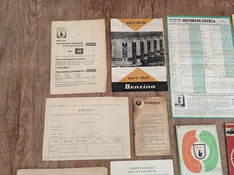 Staré letáky, mapy a doplňky do veteránů - 2