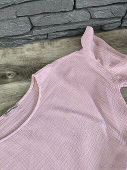 Mušelínové šaty vel. M - 2